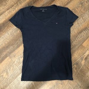 Tommy Hilfiger Navy V-Neck T-Shirt